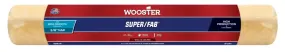 Wooster R239-18 Roller Cover, 3/8 in Thick Nap, 18 in L, Knit Fabric Cover, Golden Yellow :EA: QUANTITY: 1